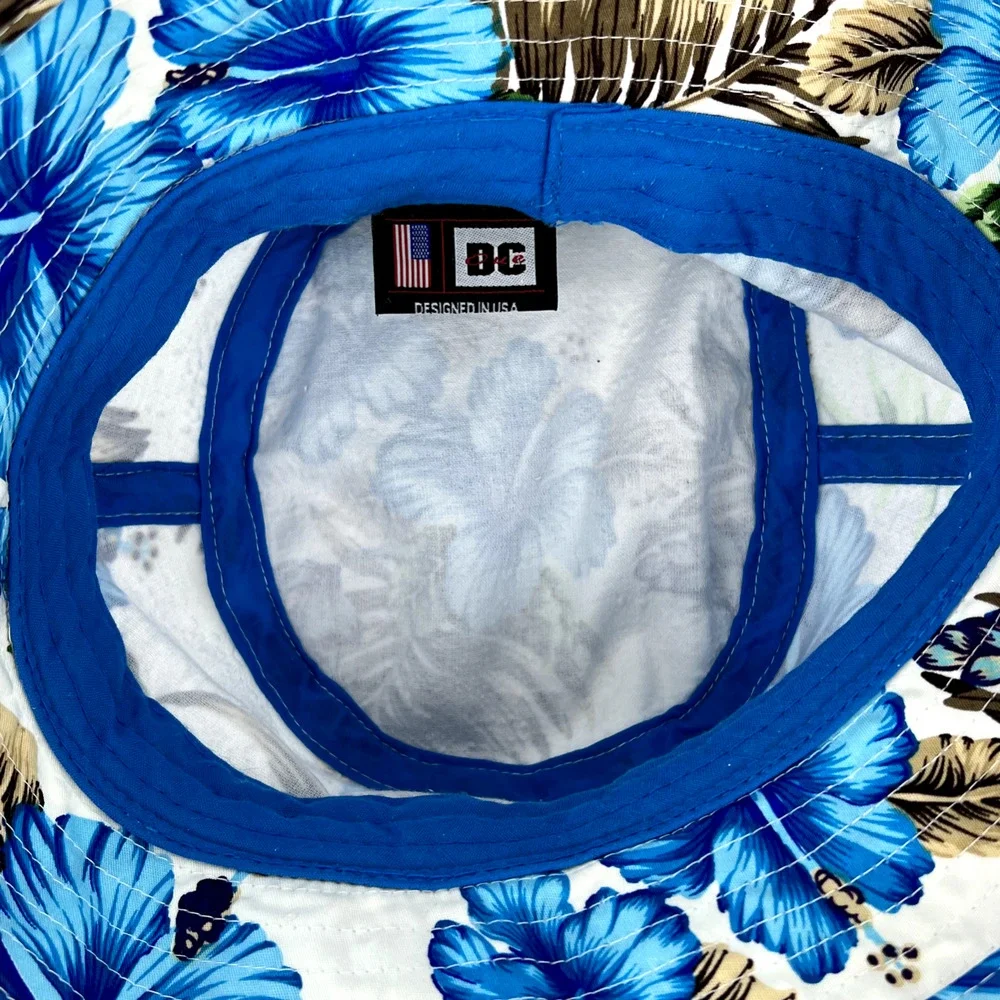Washington DC Bucket Hat 100% Cotton Floral One Size